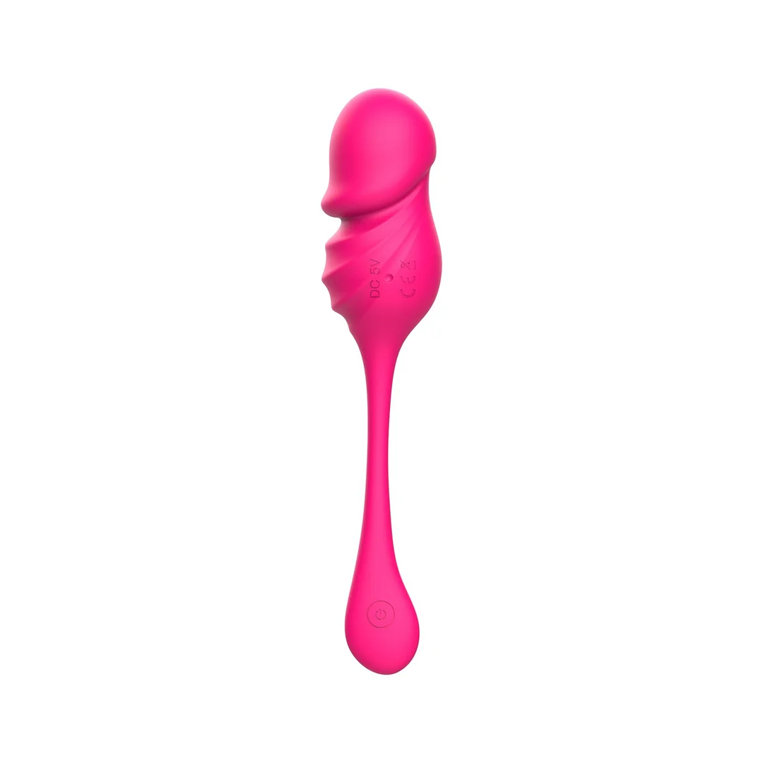 App & Remote Control 10 Frequency Panty Vibrator - Rose Toy