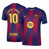 LAMINE YAMAL #10 Barcelona Home Authentic Soccer Jersey 2025/26