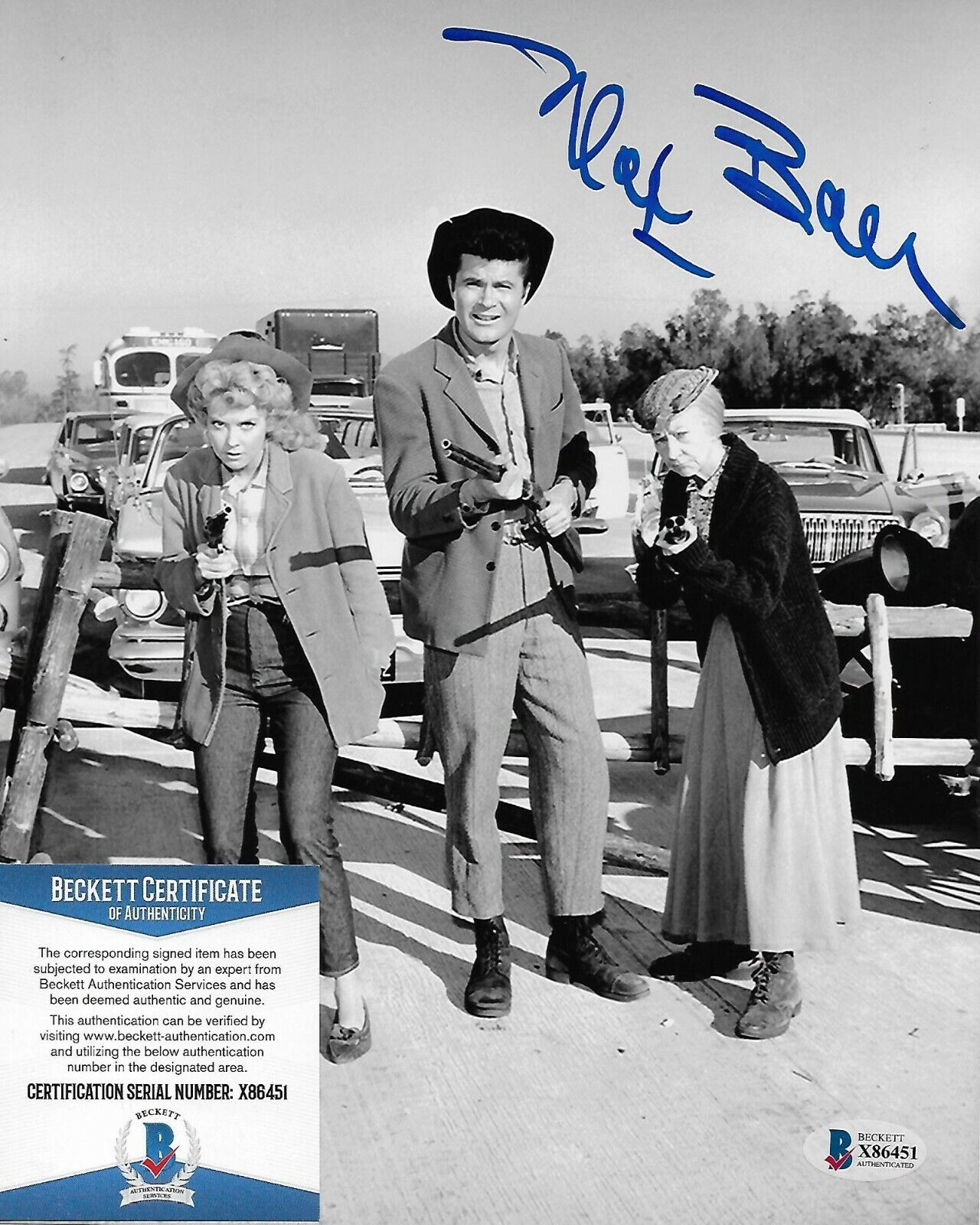 Max Baer Jr Beverly Hillbillies Original Signed 8x10 Photo Poster painting w/Beckett COA #5