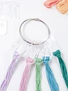 (US Local)30Pcs Acrylic Cross Stitch Threading Board 4x4cm Needlework Thread Sorter