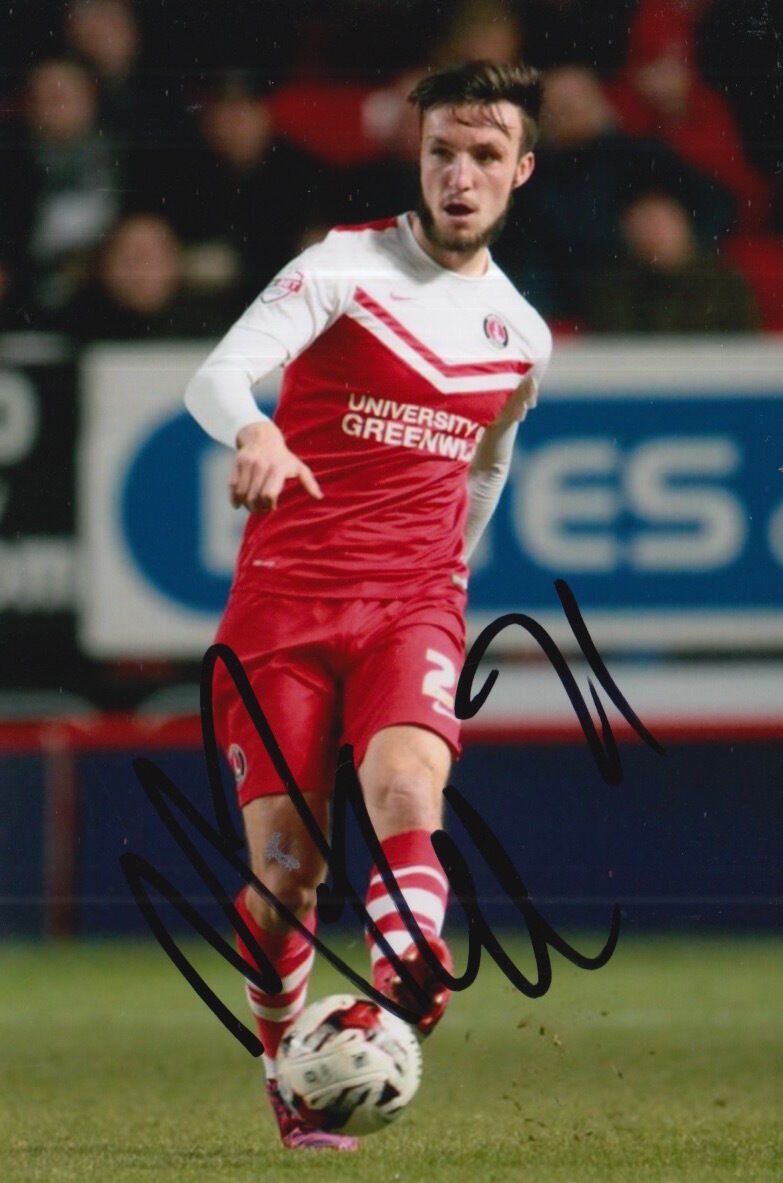 CHARLTON ATHLETIC HAND SIGNED MORGAN FOX 6X4 Photo Poster painting 1.