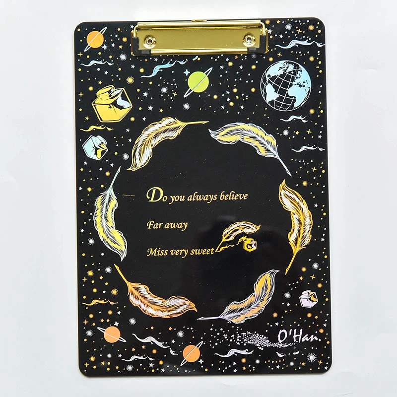 Starry Sky Series Transparent  Writing Board Splint Kids Stationery SP15558
