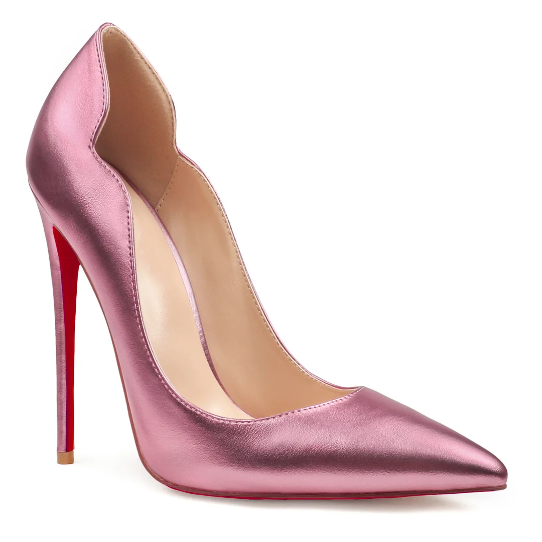 120mm Women's Red Bottom High Heels for Party Wedding Pumps Patent-MERUMOTE