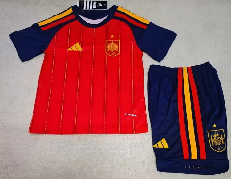 2025-26 World Cup - Spain Home Kit - Children's Set