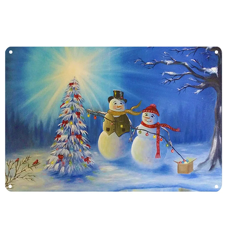 Merry Christmas - Vintage Tin Signs/Wooden Signs 8*12Inch/12*16Inch