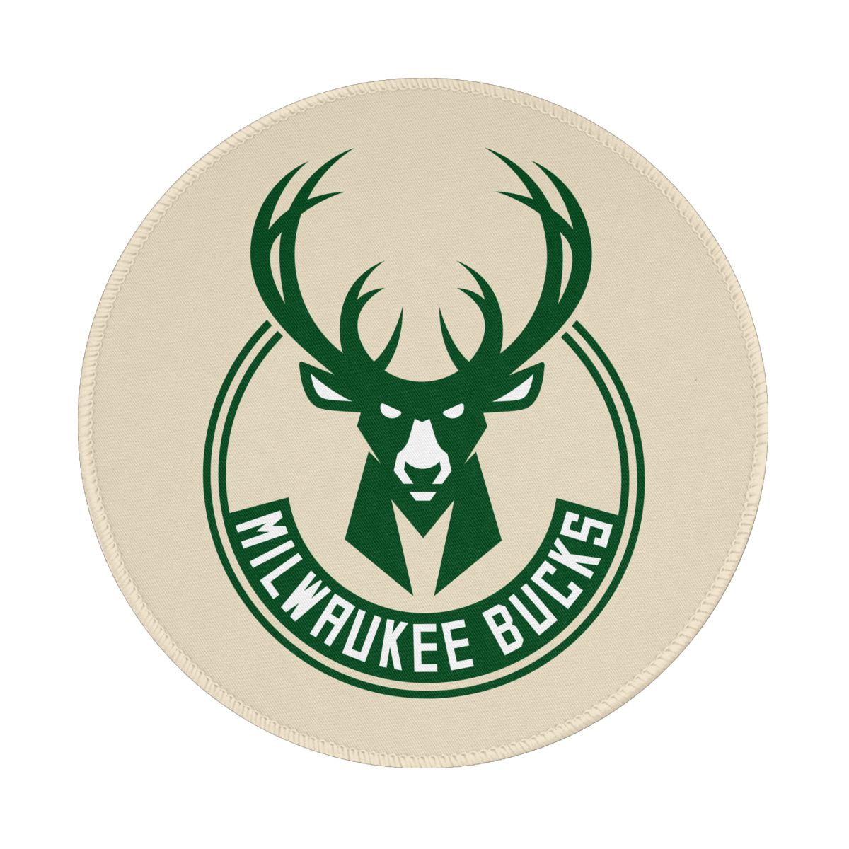 Milwaukee Bucks Logo Gaming Round Mousepad for Computer Laptop