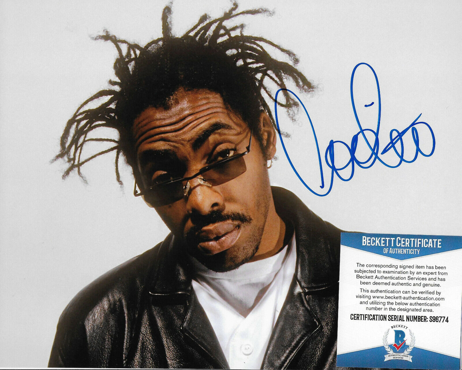 Coolio Original Autographed 8X10 Photo Poster painting w/Beckett COA #3 - Gangsta's Paradise
