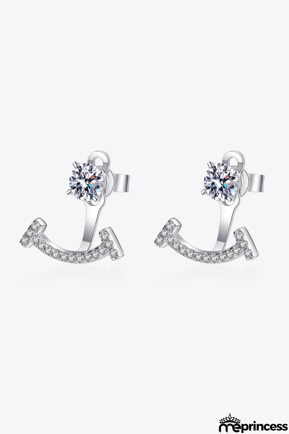 Two Ways To Wear Moissanite Earrings