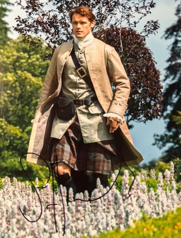 Sam Heughan signed 8x10 Photo Poster painting Outlander IN PERSON