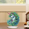 DIY Unicorn Acrylic Special Shape Diamond Painting Desktop Ornaments