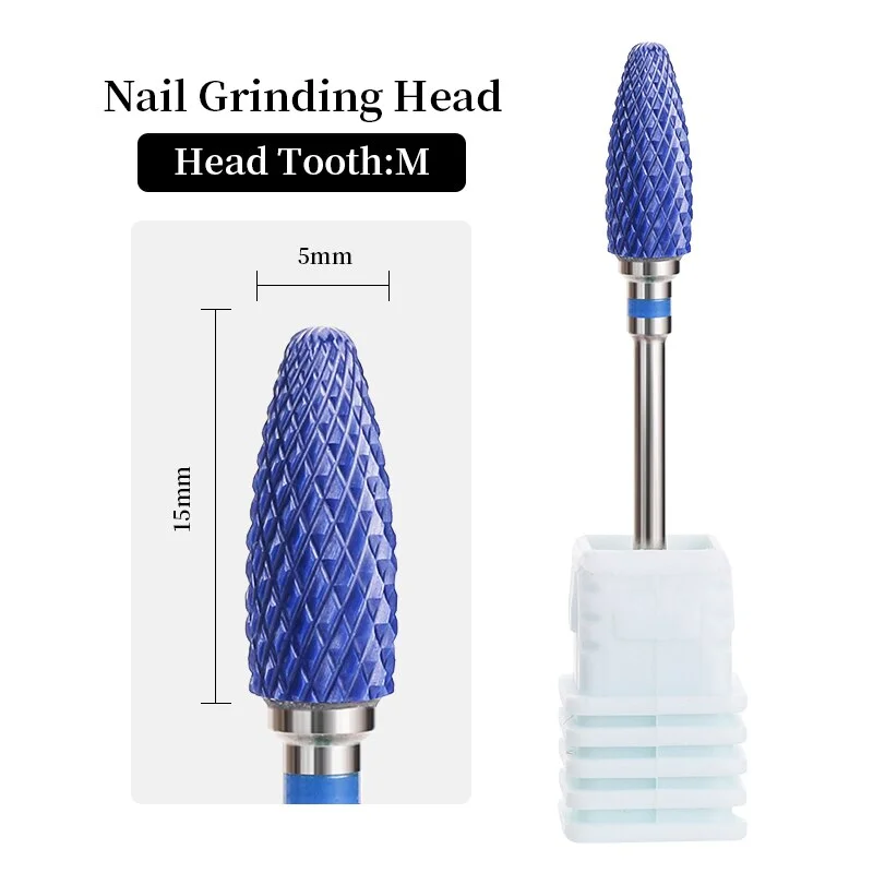 1Pcs Carbide Tungsten Nail Drill Bit Manicure Drill For Milling Cutter Electric Machine Nail Files Buffer Nail Art Equipment-Nail Inspo