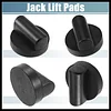 Hihaha 4 Pcs Rubber Jack Puck Jacking Lift Pad Jack Lift Point Pad Adapter for Audi TT RS R8 A6 Support Point Adapter Jacking Trolly Car Removal Repair Tool Durable Material