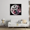 Tai Chi Yin Yang Dragon - 14CT Stamped Cross Stitch - 40*40cm