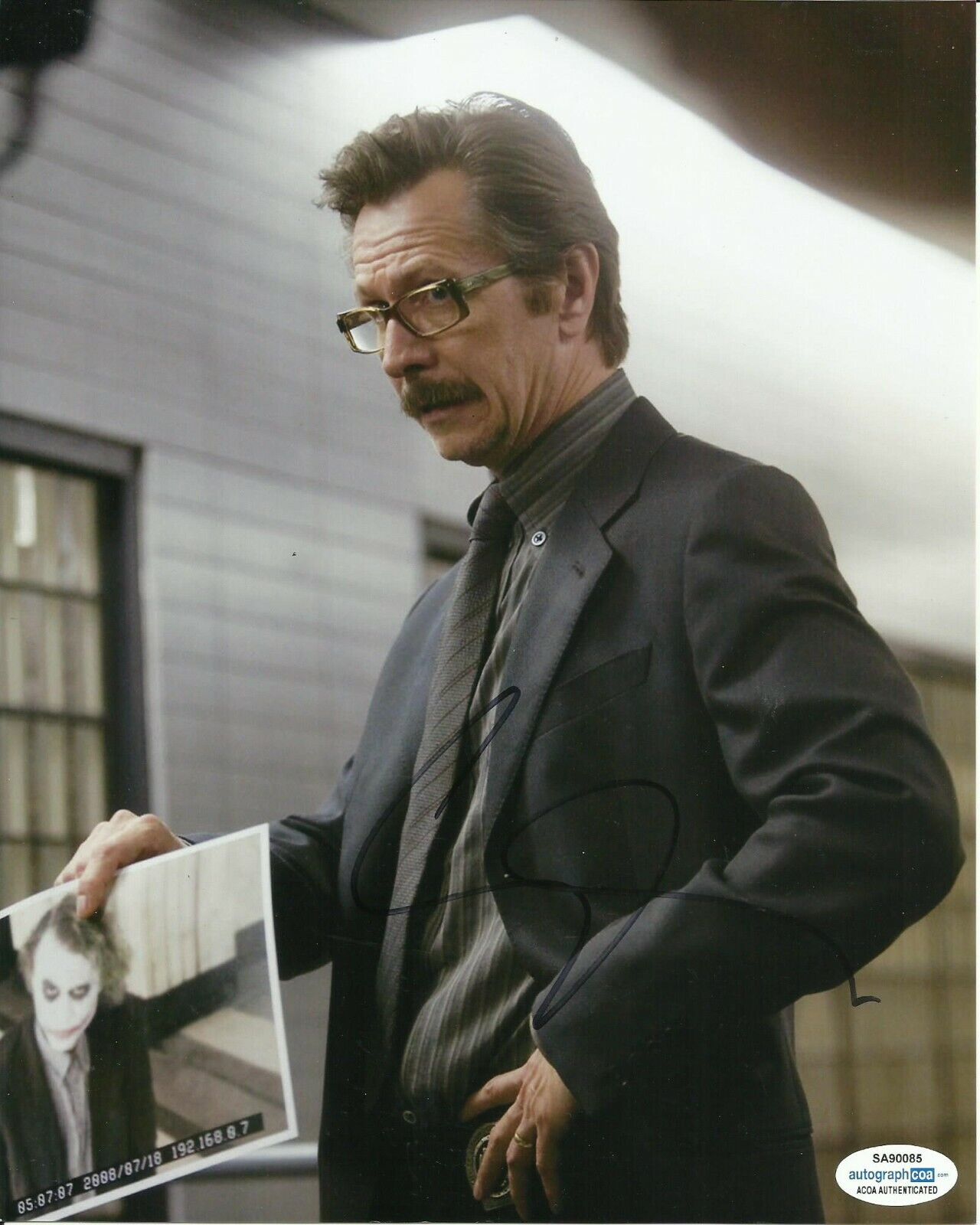 GARY OLDMAN SIGNED THE DARK KNIGHT Photo Poster painting UACC REG 242 (2) ALSO ACOA CERTIFIED