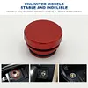 Car Cigarette Lighter Cover Dustproof Car Button Plugs Cap for Most Cars (Black)