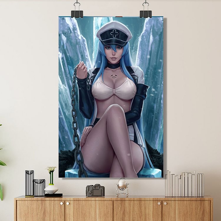 Akame ga Kill! - Esdese,Esdeath/Custom Poster/Canvas/Scroll Painting/Magnetic Painting