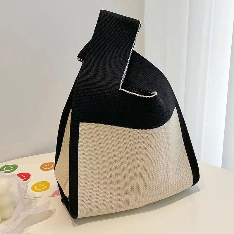 Korean Style Spring And Summer New Arrival Women’s Bag Handbag Bag Fashionable Simple Niche Knitted Bag Vesel Bag Crossbody Bag