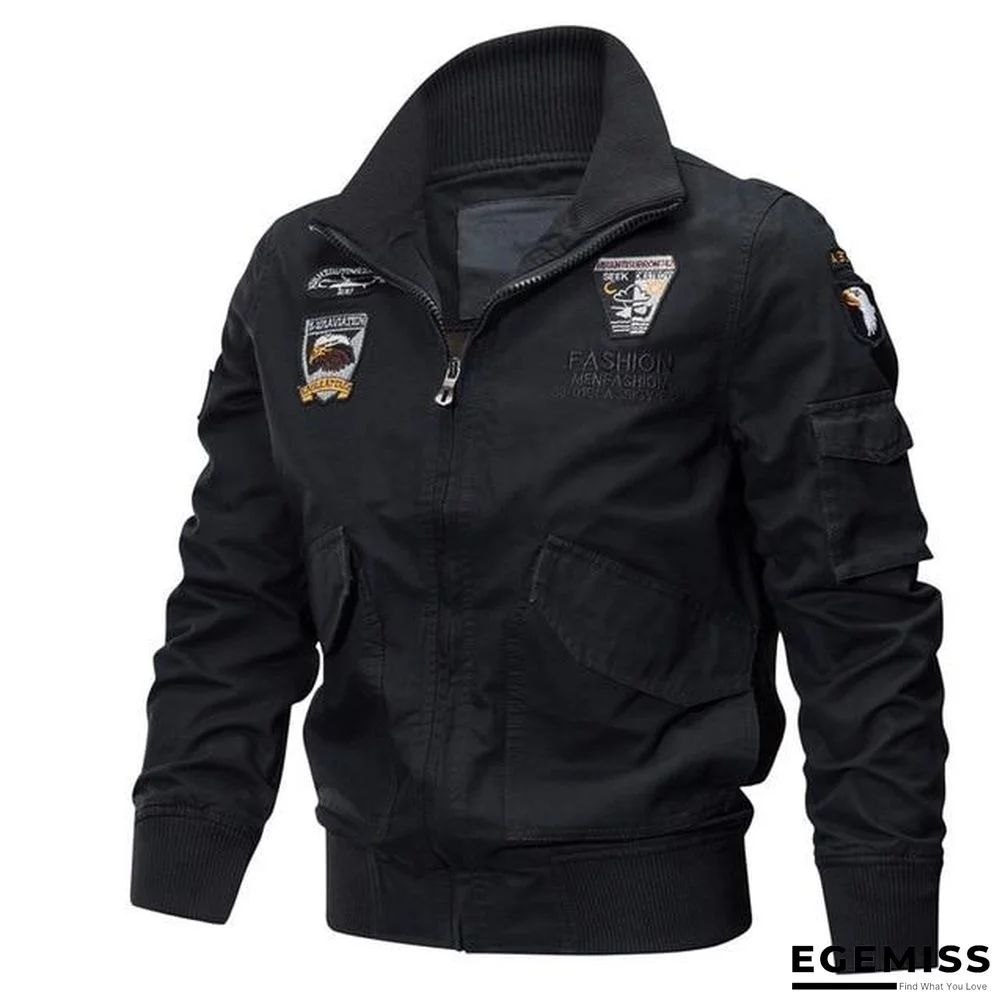 Men Jacket Coat Tactical Military Style Uniform Flight Army Green Windbreaker Outwear Bomber Jacket | EGEMISS