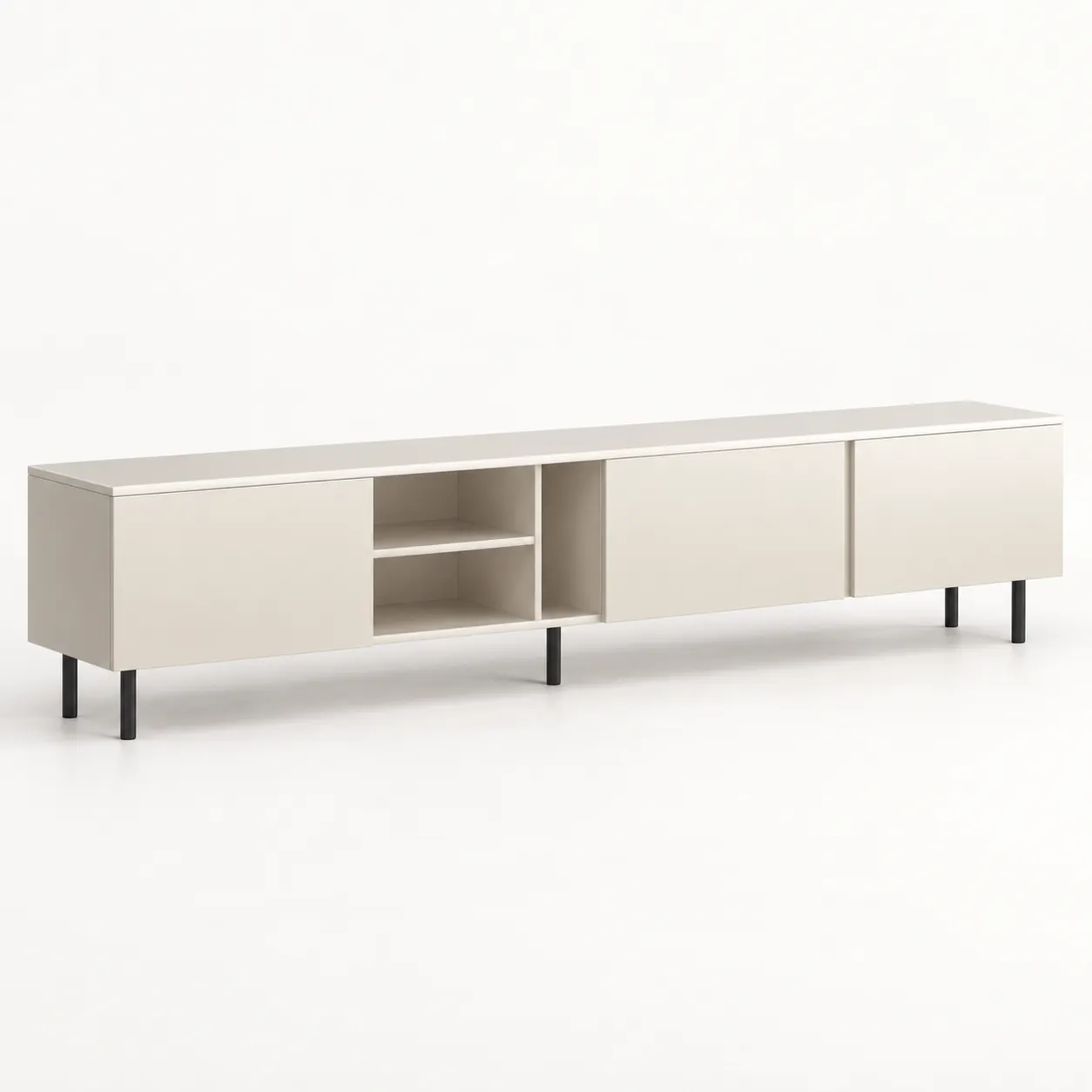 TV Console 213665 — white studio view