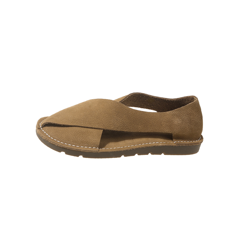 Tyrantmu pretty shoes Women Shoes Summer Platform Sandals Baotou Women Sandals Flat Sandals for Women Non-Slip Comfortable Lightweight Walking Sandal