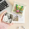 Diamond Painting Green Butterfly PU Storage Bag Coin Purse