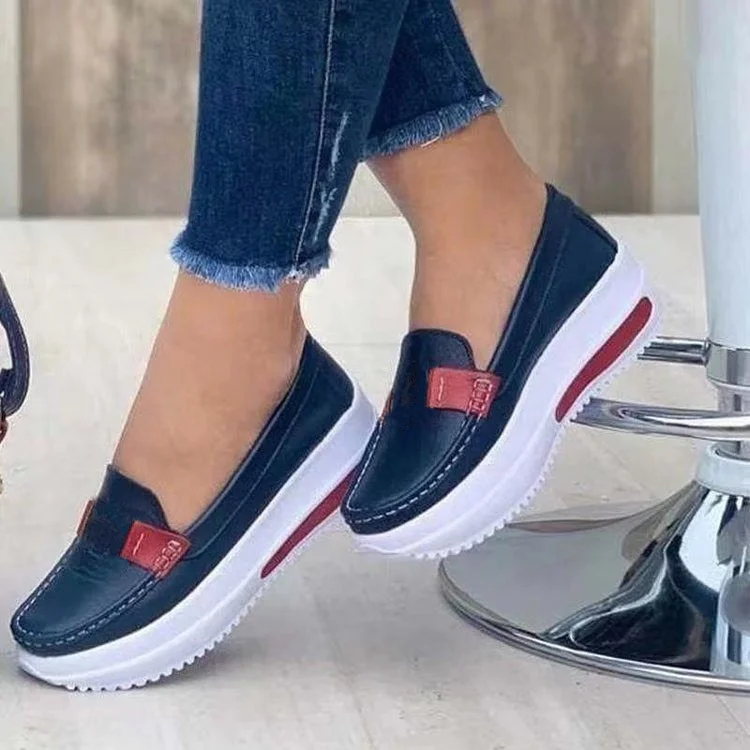 2021 Spring New Platform Comfortable Women's Sneakers Fashion Lace Up Casual Little White Shoes Women Increase Vulcanize Shoes
