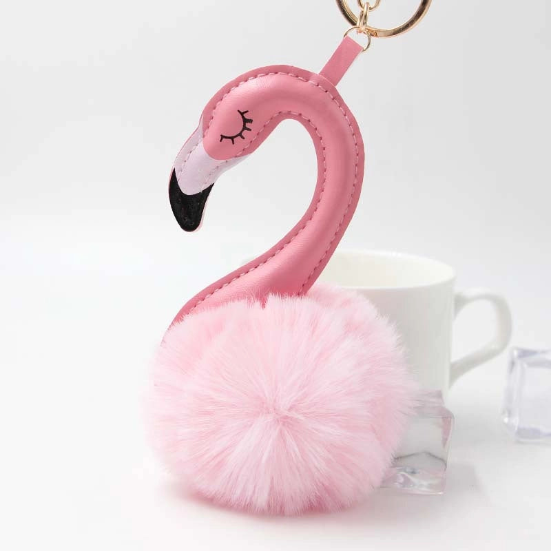 Plush Flamingo Bag Charms