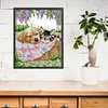 (Counted/Stamped)Sleeping Cat And Dog-14CT Cross Stitch 28*33cm/11.02*12.99in