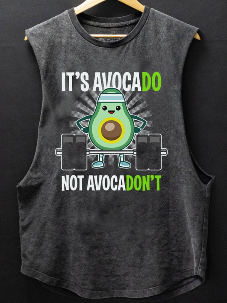 It's Avocado Scoop Bottom Cotton Tank / Rvogue / Rvogue