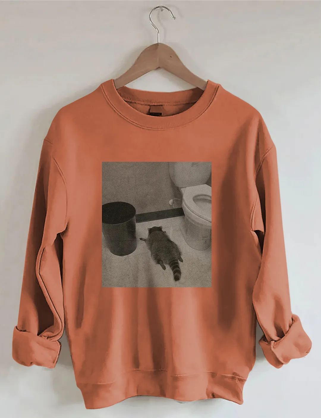 Funny Drunk Raccoon Sweatshirt