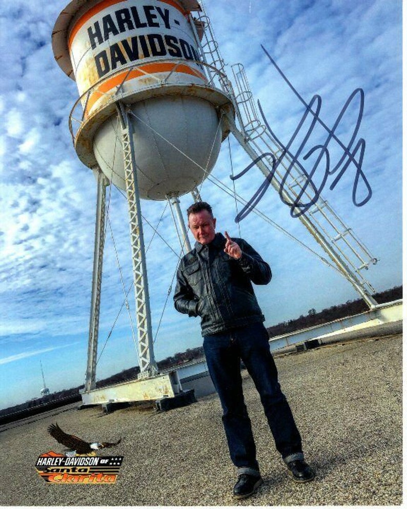 Robert patrick signed autographed harley davidson Photo Poster painting