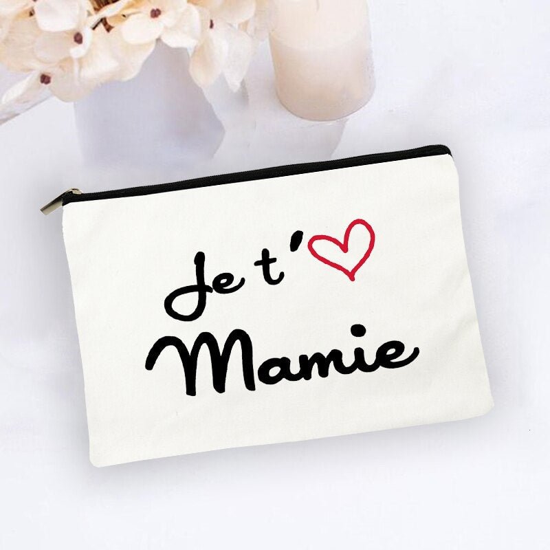 I Love You Mama Print Outdoor Makeup Bag Women Cosmetic Bag Travel Toiletries Organizer Female Storage Make Up Cases Mother Gift