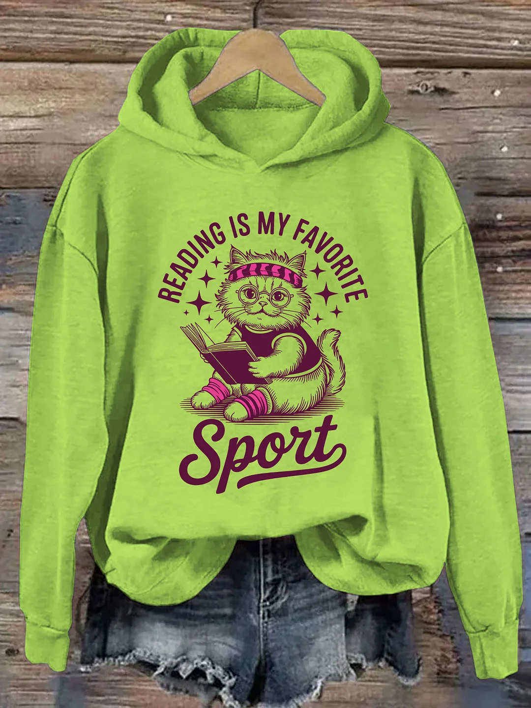 Reading Is My Favorite Sport Hoodie