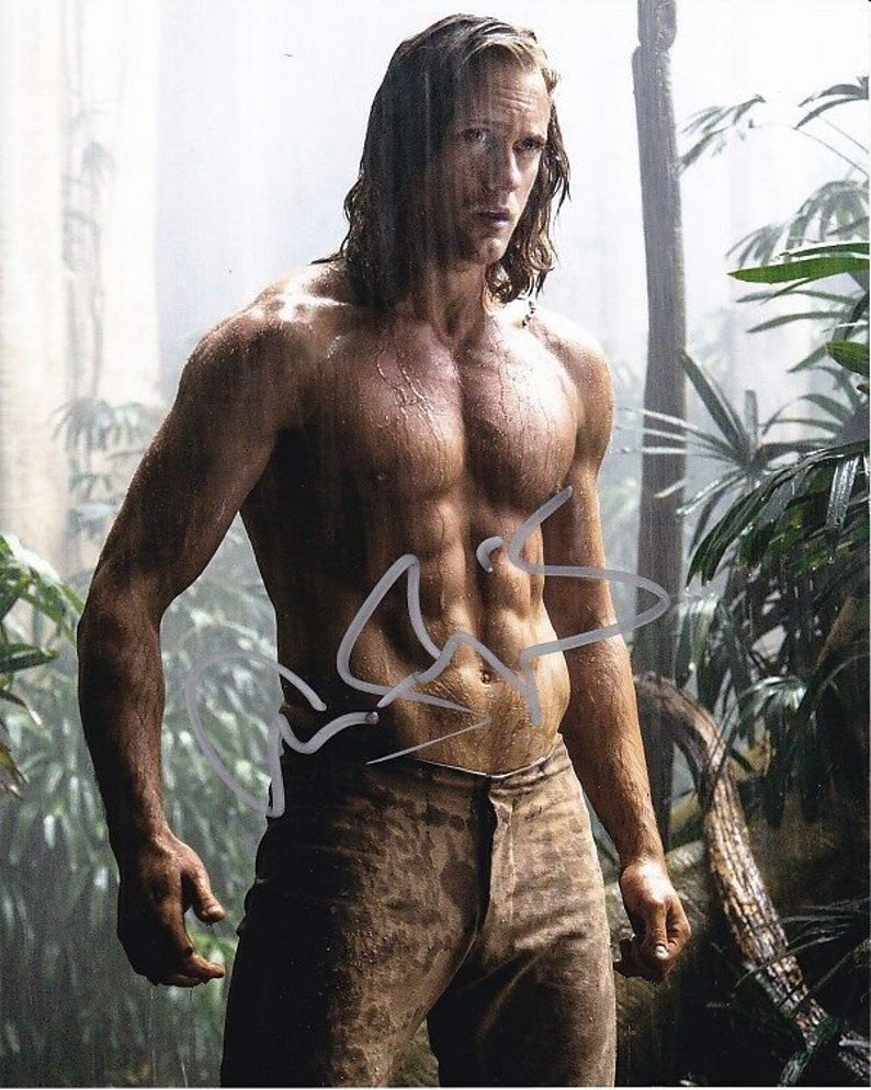 Alexander skarsgard signed autographed tarzan john clayton 8x10 Photo Poster painting