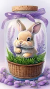 Luxury AB Velvet Diamond Painting Kit - Rabbit