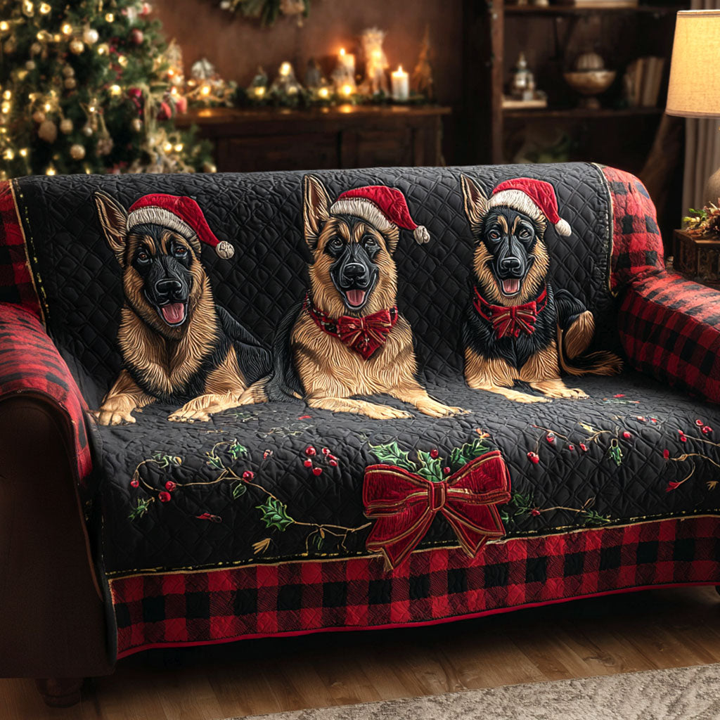 Cozy Shepherd Night Quilted Sofa Cover NCU0TV951 everthome