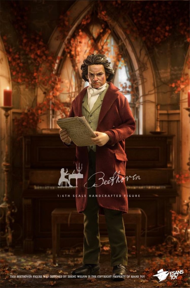 【In Stock】ESANSTOY 1/6 Art master Ludwig van Beethoven Collect movable dolls