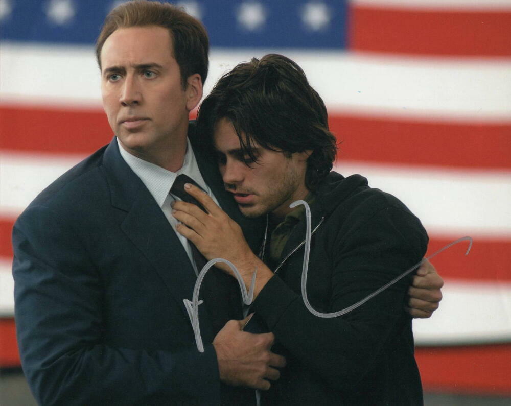 NICOLAS NIC CAGE SIGNED AUTOGRAPH 8X10 Photo Poster painting - NATIONAL TREASURE, THE ROCK STUD