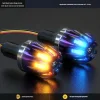 Motorcycle balance terminal, handlebar plug, handlebar stopper, decorative light