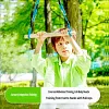 Outdoor Kids Climbing Rings Ladder, Preschool Vestibular Sensory Training Fitness Balance Equipment 