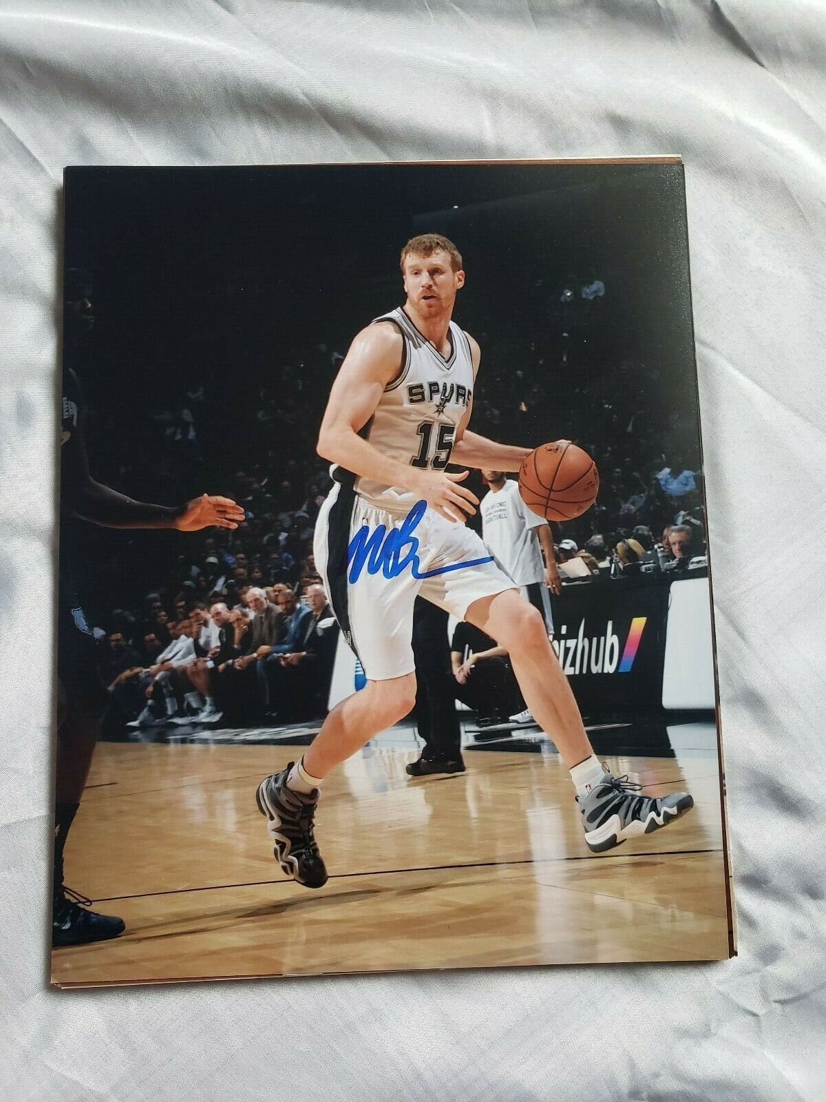 MATT BONNER SAN ANTONIO SPURS SIGNED AUTOGRAPHED 8x10 Photo Poster painting COA BASKETBALL NBA