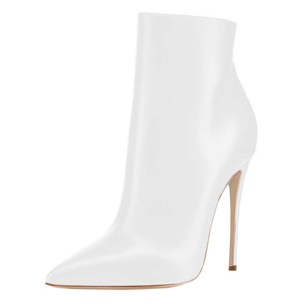 Women's  Ankle Boots Closed Pointed Toe Stilettos  Booties-MERUMOTE