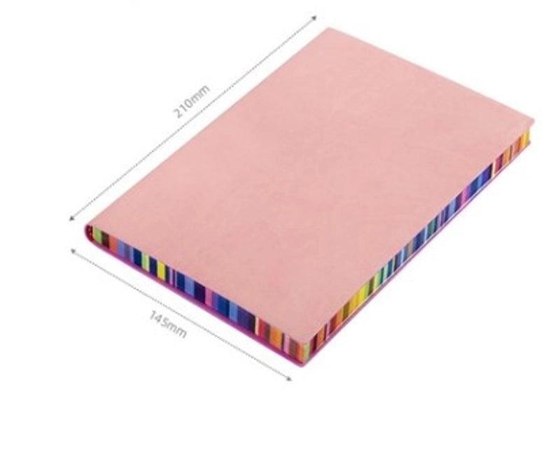 1 Piece Multicolor Learning School Pu Leather Paper Casual Vacation Notebook