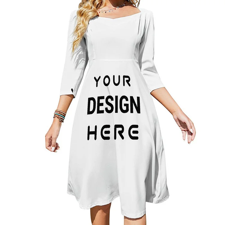 Personalized Design Women's Flare Dress Full Print