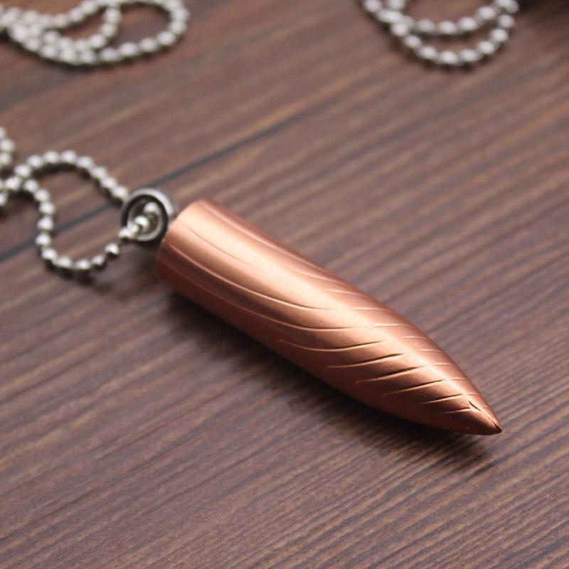 Pendant Lighter Bullet Shaped Necklace | 168DEAL