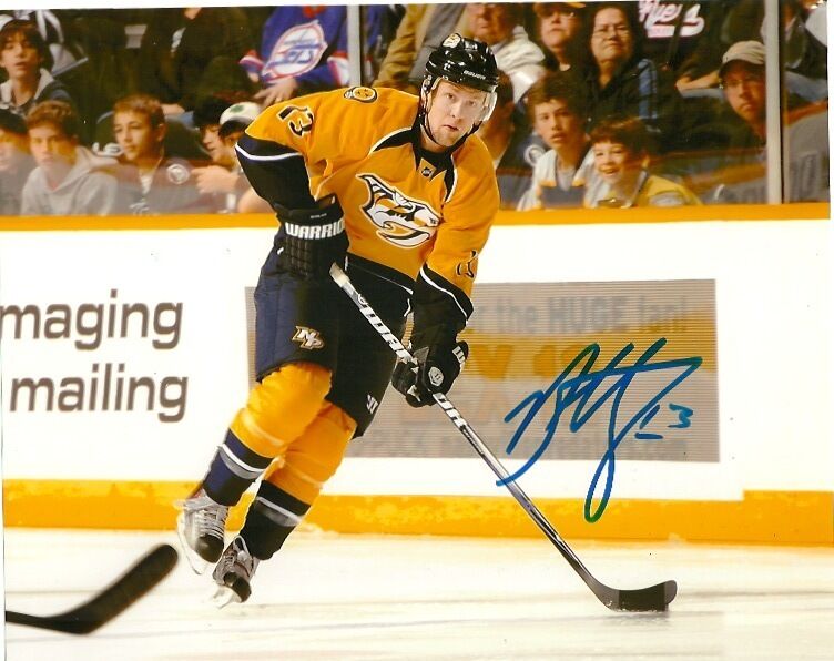 Nashville Predators Nic Spaling Signed Autographed 8x10 Photo Poster painting COA THREE