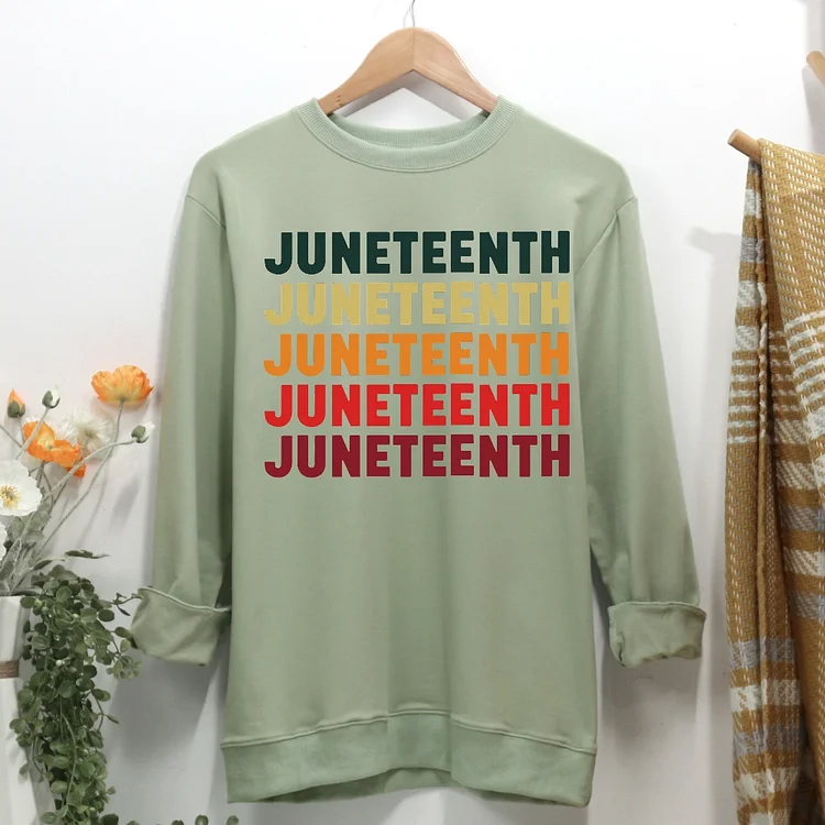 Juneteenth Women Casual Sweatshirt