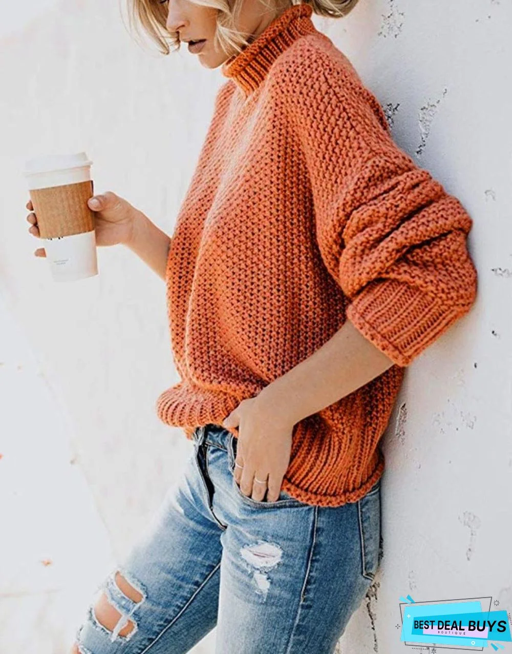 Autumn and Winter New Knitwear Women's Turtleneck Pullover