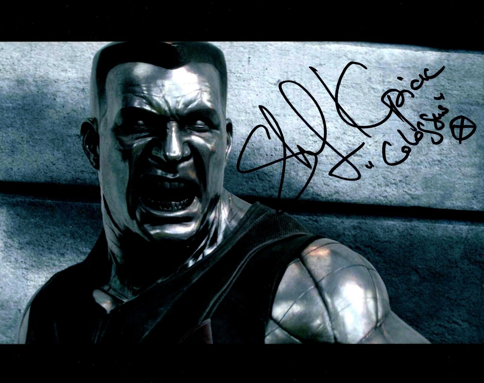 AUTOGRAPHED 8X10 SIGNED BY STEFAN KAPICIC AS COLOSSUS IN DEADPOOL UACC COA