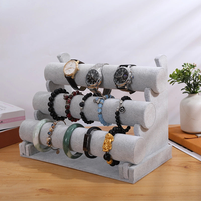 Three-layer Bracelet Rack Jewelry Rack Storage Headband Bracelet Bracelet Jewelry Rack Watch Shelf Jewelry Display Props